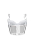 Delicate Love Mesh Boned Bustier
